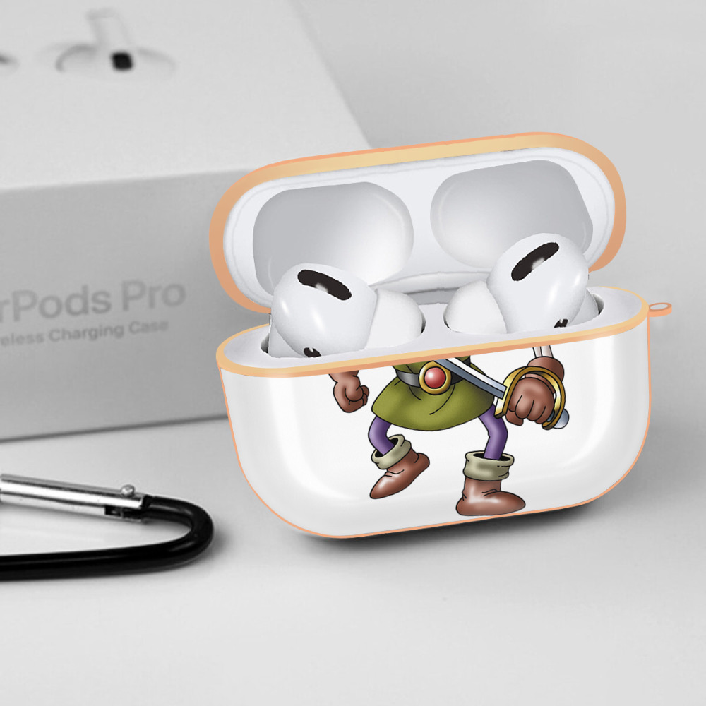ドラゴンクエスト Doragon Kuesuto Dragon Quest 【AirPods Pro用】ハードシェル保護ケース｜耐衝撃・防指紋・カラビナ付き商品仕様