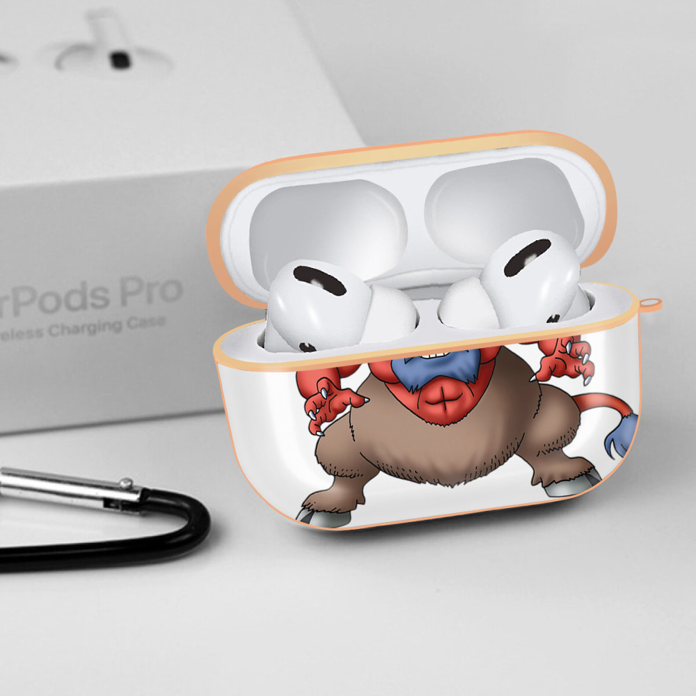 ドラゴンクエスト Doragon Kuesuto Dragon Quest 【AirPods Pro用】ハードシェル保護ケース｜耐衝撃・防指紋・カラビナ付き商品仕様