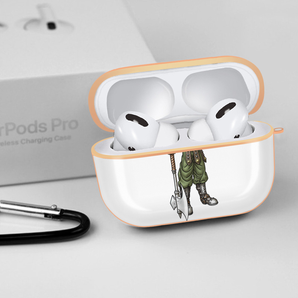 ドラゴンクエスト Doragon Kuesuto Dragon Quest 【AirPods Pro用】ハードシェル保護ケース｜耐衝撃・防指紋・カラビナ付き商品仕様