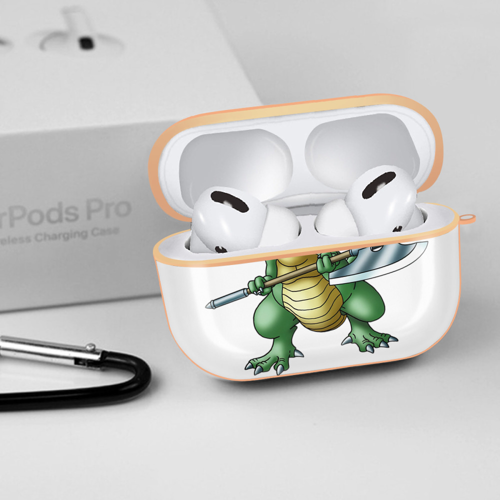 ドラゴンクエスト Doragon Kuesuto Dragon Quest 【AirPods Pro用】ハードシェル保護ケース｜耐衝撃・防指紋・カラビナ付き商品仕様