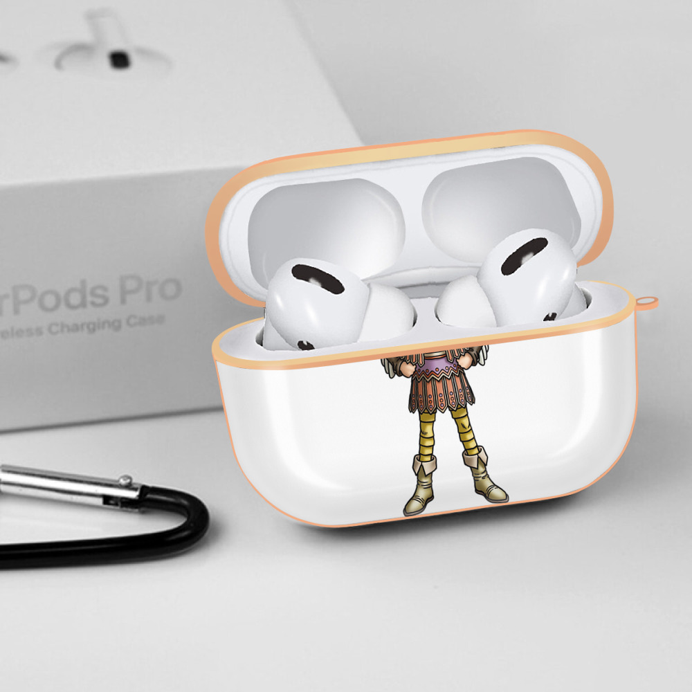 ドラゴンクエスト Doragon Kuesuto Dragon Quest 【AirPods Pro用】ハードシェル保護ケース｜耐衝撃・防指紋・カラビナ付き商品仕様