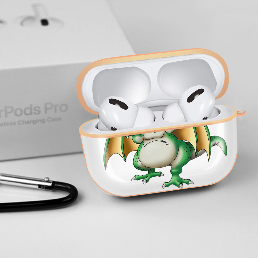 ドラゴンクエスト Doragon Kuesuto Dragon Quest 【AirPods Pro用】ハードシェル保護ケース｜耐衝撃・防指紋・カラビナ付き商品仕様