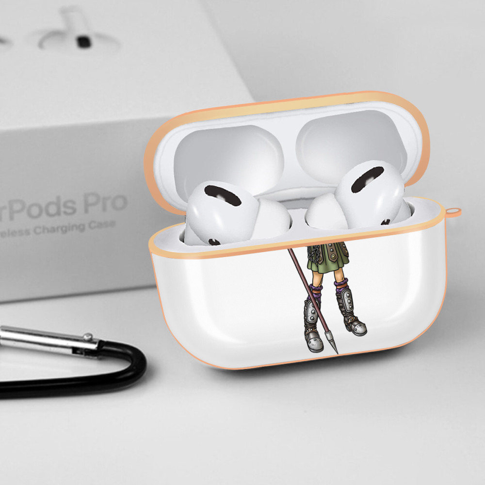 ドラゴンクエスト Doragon Kuesuto Dragon Quest 【AirPods Pro用】ハードシェル保護ケース｜耐衝撃・防指紋・カラビナ付き商品仕様