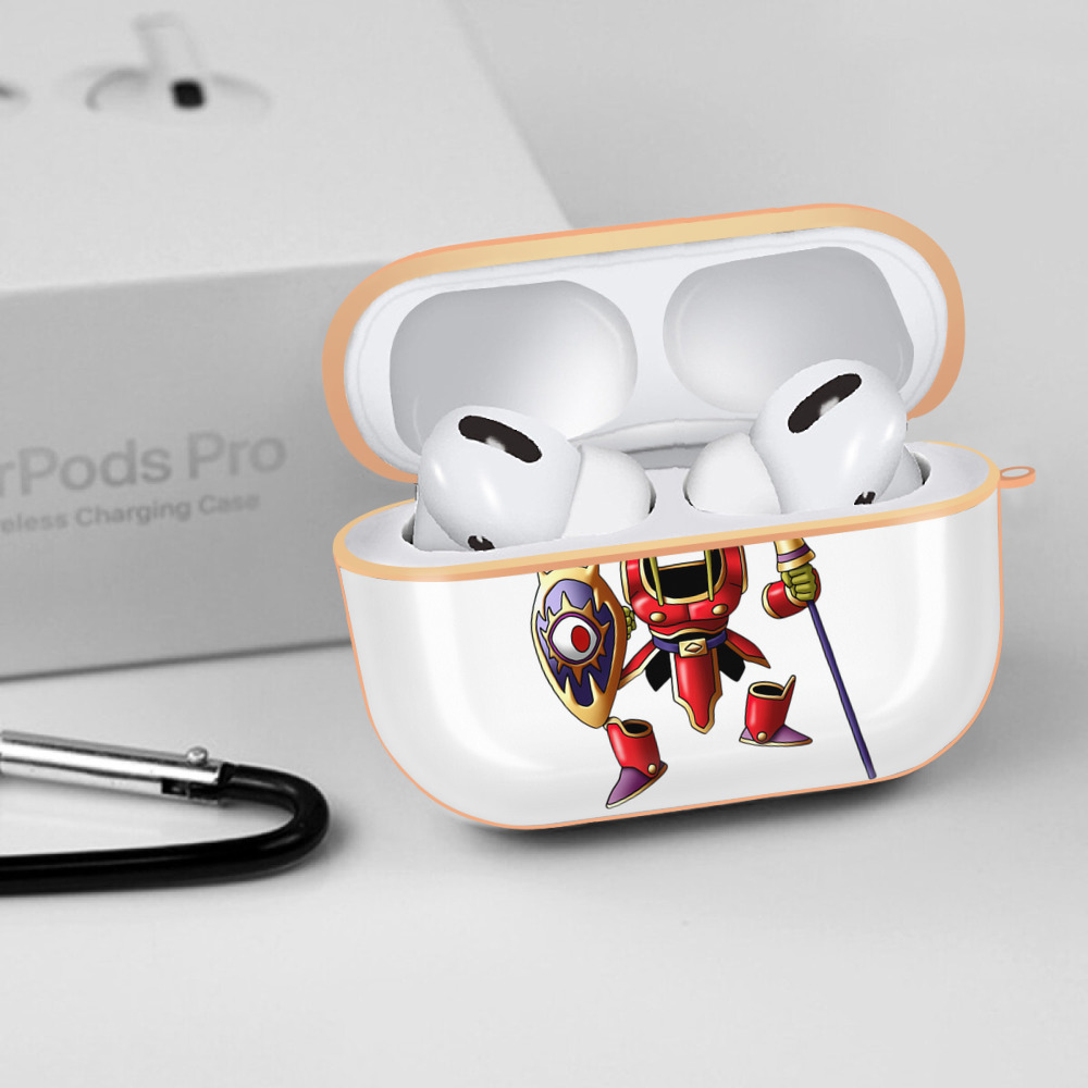 ドラゴンクエスト Doragon Kuesuto Dragon Quest 【AirPods Pro用】ハードシェル保護ケース｜耐衝撃・防指紋・カラビナ付き商品仕様