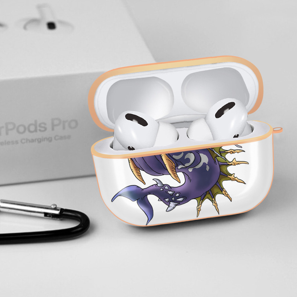ドラゴンクエスト Doragon Kuesuto Dragon Quest 【AirPods Pro用】ハードシェル保護ケース｜耐衝撃・防指紋・カラビナ付き商品仕様