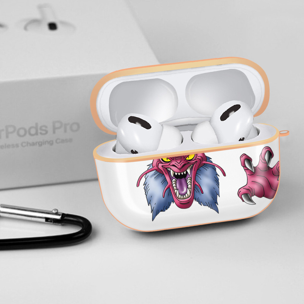 ドラゴンクエスト Doragon Kuesuto Dragon Quest 【AirPods Pro用】ハードシェル保護ケース｜耐衝撃・防指紋・カラビナ付き商品仕様