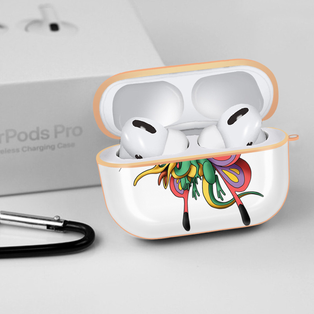 ドラゴンクエスト Doragon Kuesuto Dragon Quest 【AirPods Pro用】ハードシェル保護ケース｜耐衝撃・防指紋・カラビナ付き商品仕様