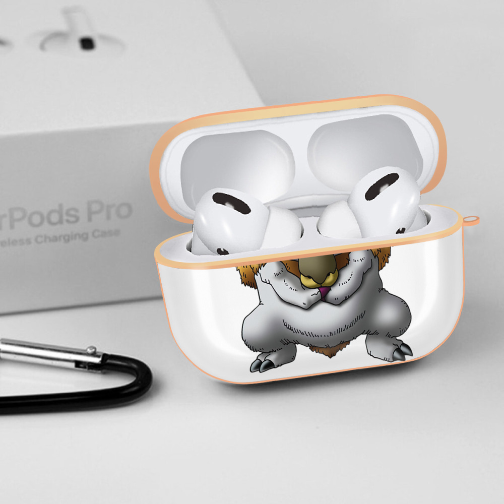 ドラゴンクエスト Doragon Kuesuto Dragon Quest 【AirPods Pro用】ハードシェル保護ケース｜耐衝撃・防指紋・カラビナ付き商品仕様