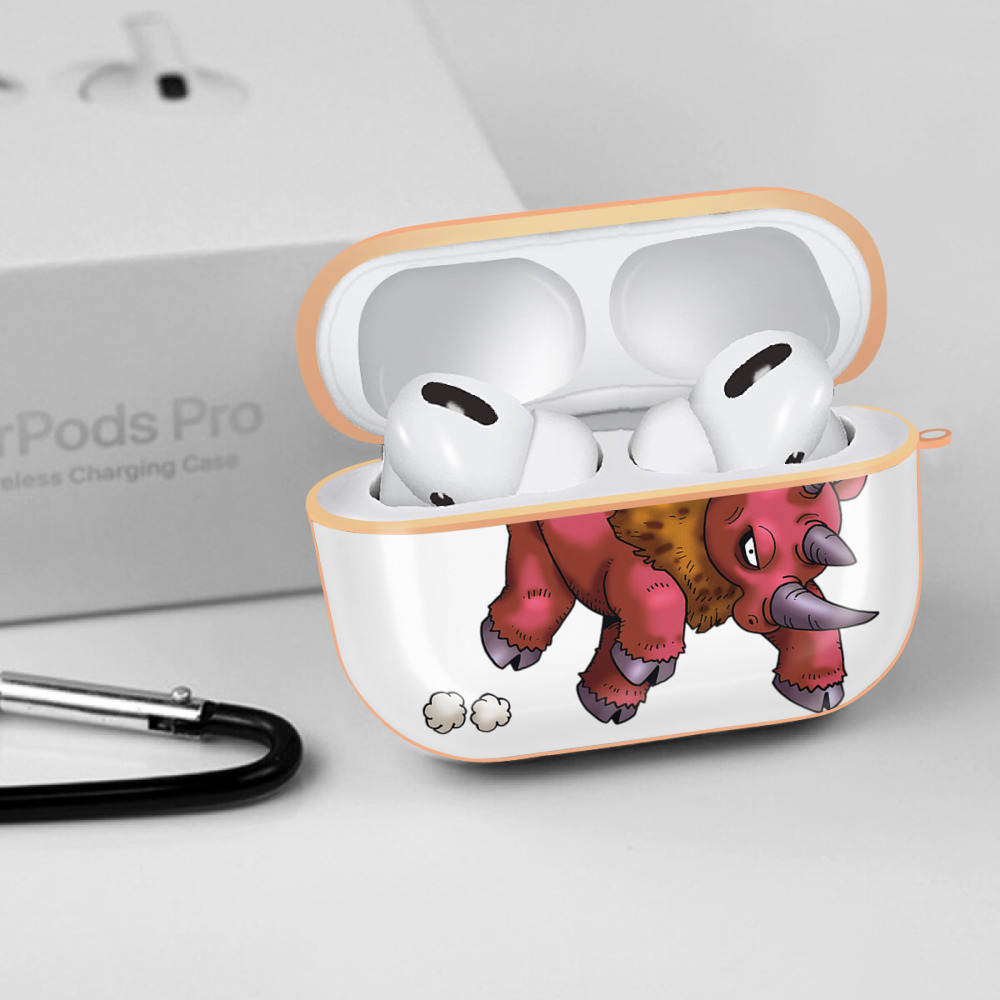 ドラゴンクエスト Doragon Kuesuto Dragon Quest 【AirPods Pro用】ハードシェル保護ケース｜耐衝撃・防指紋・カラビナ付き商品仕様