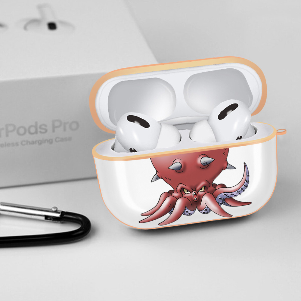 ドラゴンクエスト Doragon Kuesuto Dragon Quest 【AirPods Pro用】ハードシェル保護ケース｜耐衝撃・防指紋・カラビナ付き商品仕様