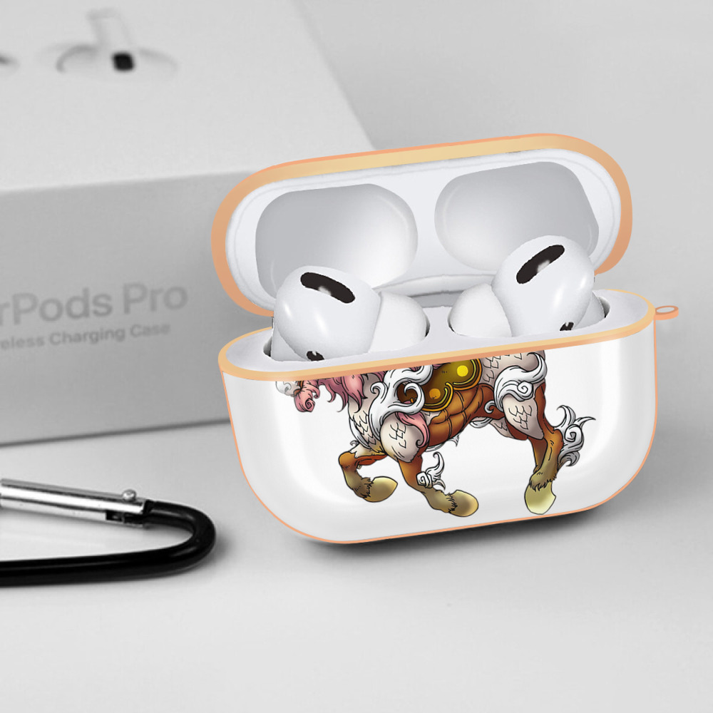 ドラゴンクエスト Doragon Kuesuto Dragon Quest 【AirPods Pro用】ハードシェル保護ケース｜耐衝撃・防指紋・カラビナ付き商品仕様