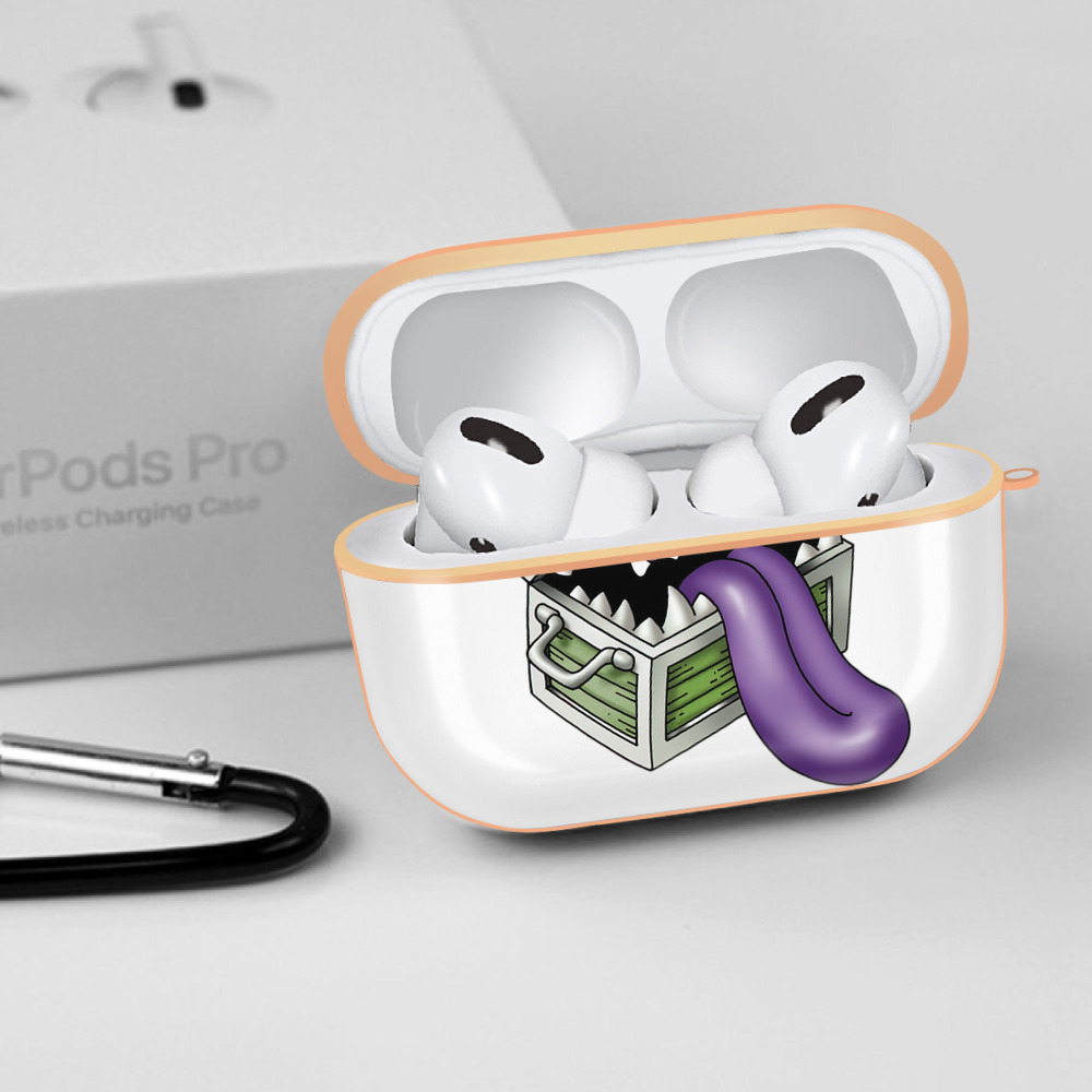 ドラゴンクエスト Doragon Kuesuto Dragon Quest 【AirPods Pro用】ハードシェル保護ケース｜耐衝撃・防指紋・カラビナ付き商品仕様
