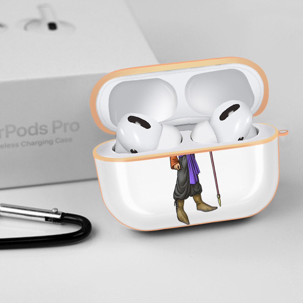 ドラゴンクエスト Doragon Kuesuto Dragon Quest 【AirPods Pro用】ハードシェル保護ケース｜耐衝撃・防指紋・カラビナ付き商品仕様