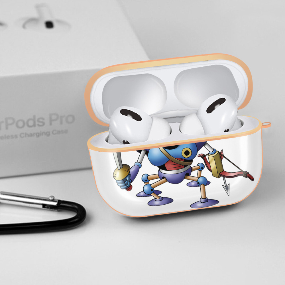 ドラゴンクエスト Doragon Kuesuto Dragon Quest 【AirPods Pro用】ハードシェル保護ケース｜耐衝撃・防指紋・カラビナ付き商品仕様