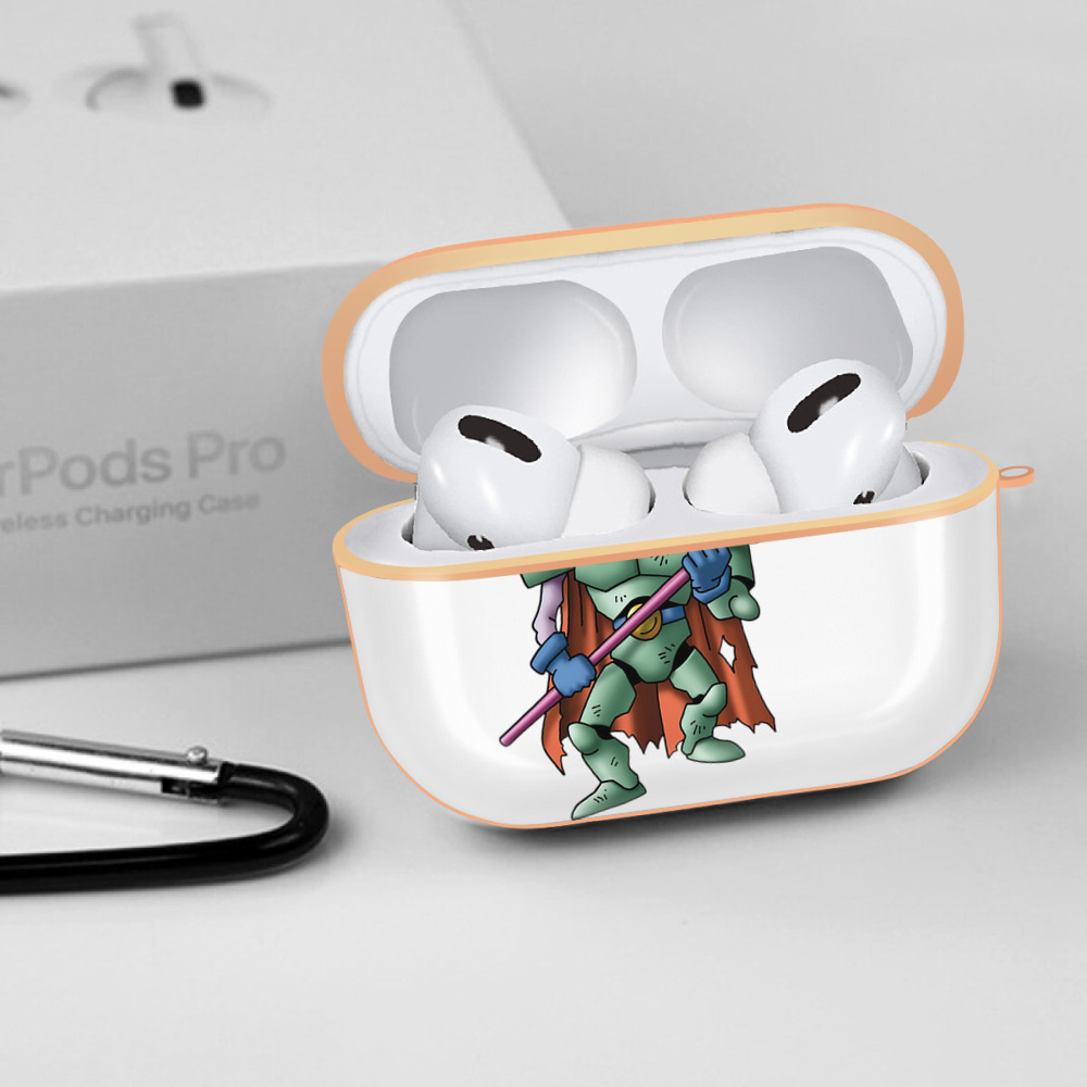 ドラゴンクエスト Doragon Kuesuto Dragon Quest 【AirPods Pro用】ハードシェル保護ケース｜耐衝撃・防指紋・カラビナ付き商品仕様