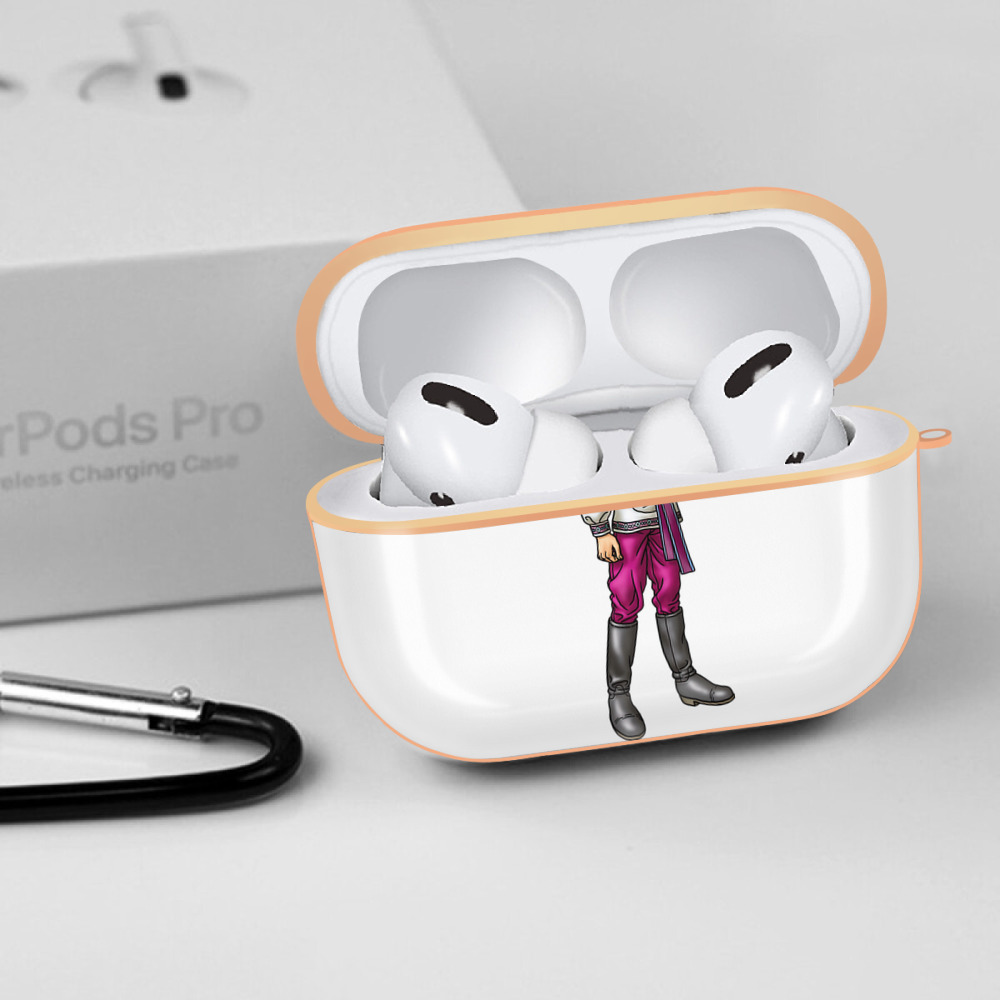 ドラゴンクエスト Doragon Kuesuto Dragon Quest 【AirPods Pro用】ハードシェル保護ケース｜耐衝撃・防指紋・カラビナ付き商品仕様