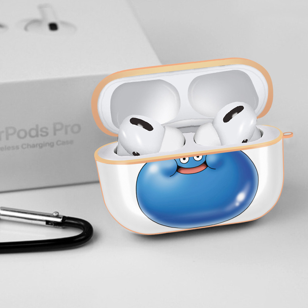 ドラゴンクエスト Doragon Kuesuto Dragon Quest 【AirPods Pro用】ハードシェル保護ケース｜耐衝撃・防指紋・カラビナ付き商品仕様