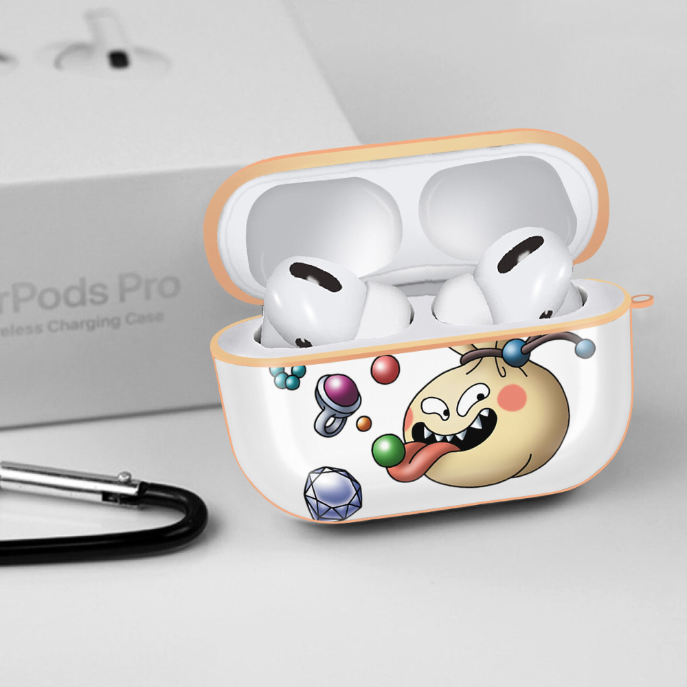 ドラゴンクエスト Doragon Kuesuto Dragon Quest 【AirPods Pro用】ハードシェル保護ケース｜耐衝撃・防指紋・カラビナ付き商品仕様