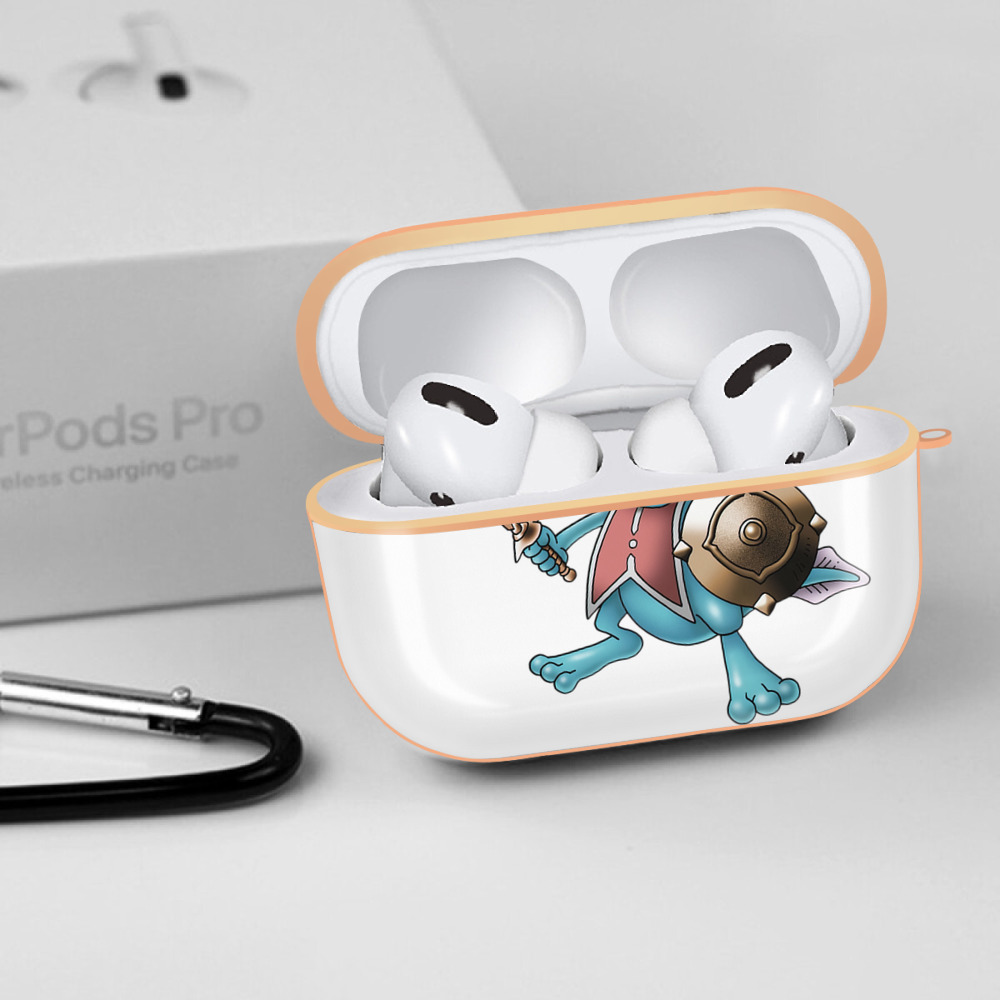 ドラゴンクエスト Doragon Kuesuto Dragon Quest 【AirPods Pro用】ハードシェル保護ケース｜耐衝撃・防指紋・カラビナ付き商品仕様