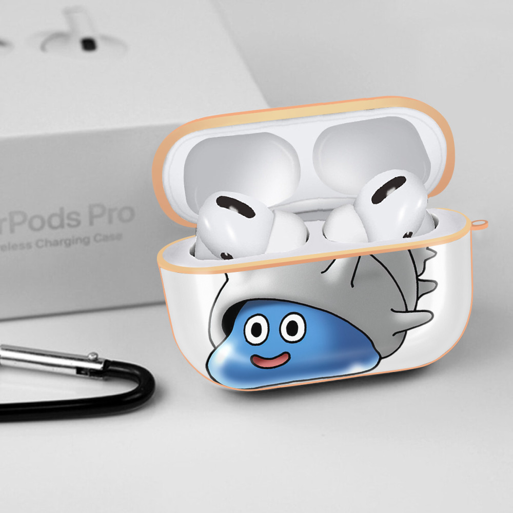 ドラゴンクエスト Doragon Kuesuto Dragon Quest 【AirPods Pro用】ハードシェル保護ケース｜耐衝撃・防指紋・カラビナ付き商品仕様