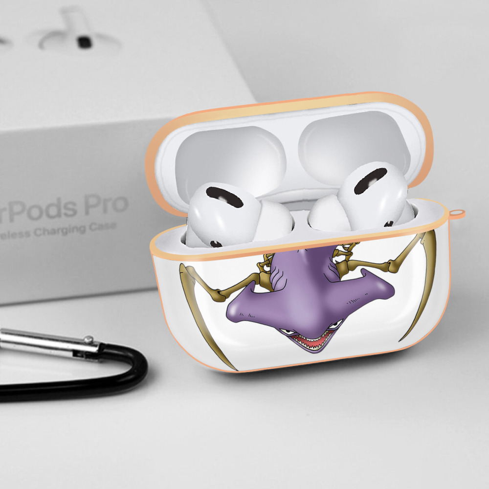 ドラゴンクエスト Doragon Kuesuto Dragon Quest 【AirPods Pro用】ハードシェル保護ケース｜耐衝撃・防指紋・カラビナ付き商品仕様