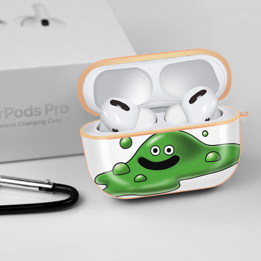 ドラゴンクエスト Doragon Kuesuto Dragon Quest 【AirPods Pro用】ハードシェル保護ケース｜耐衝撃・防指紋・カラビナ付き商品仕様