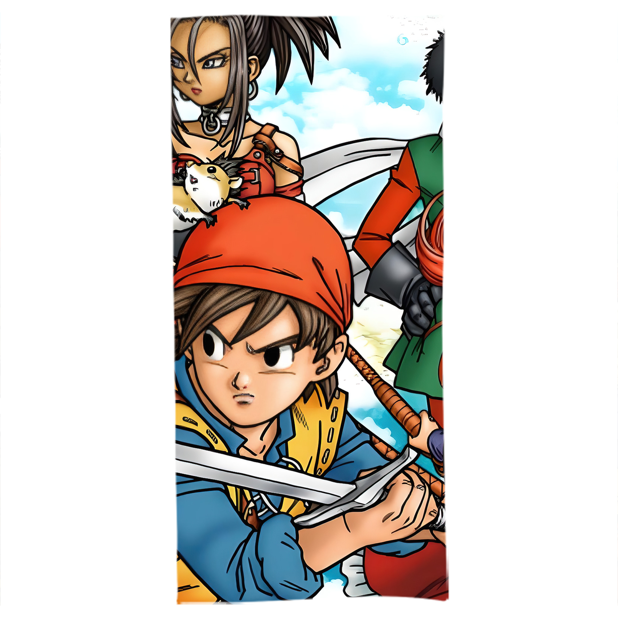 （画像用） ドラゴンクエスト Doragon Kuesuto Dragon Quest 大判バスタオル 70×140cm 吸水速乾 柔らかい肌触り
