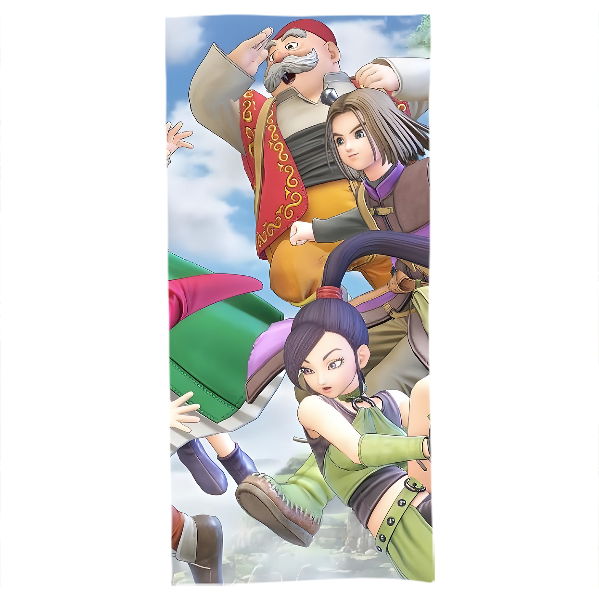 （画像用） ドラゴンクエスト Doragon Kuesuto Dragon Quest 大判バスタオル 70×140cm 吸水速乾 柔らかい肌触り