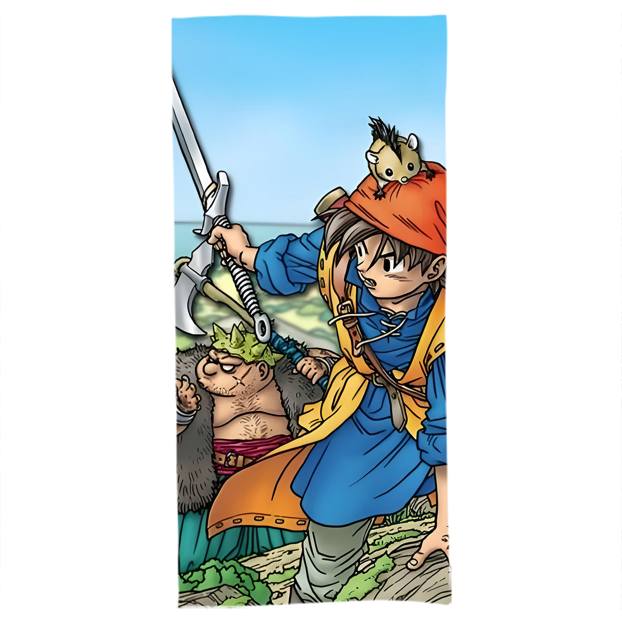 （画像用） ドラゴンクエスト Doragon Kuesuto Dragon Quest 大判バスタオル 70×140cm 吸水速乾 柔らかい肌触り
