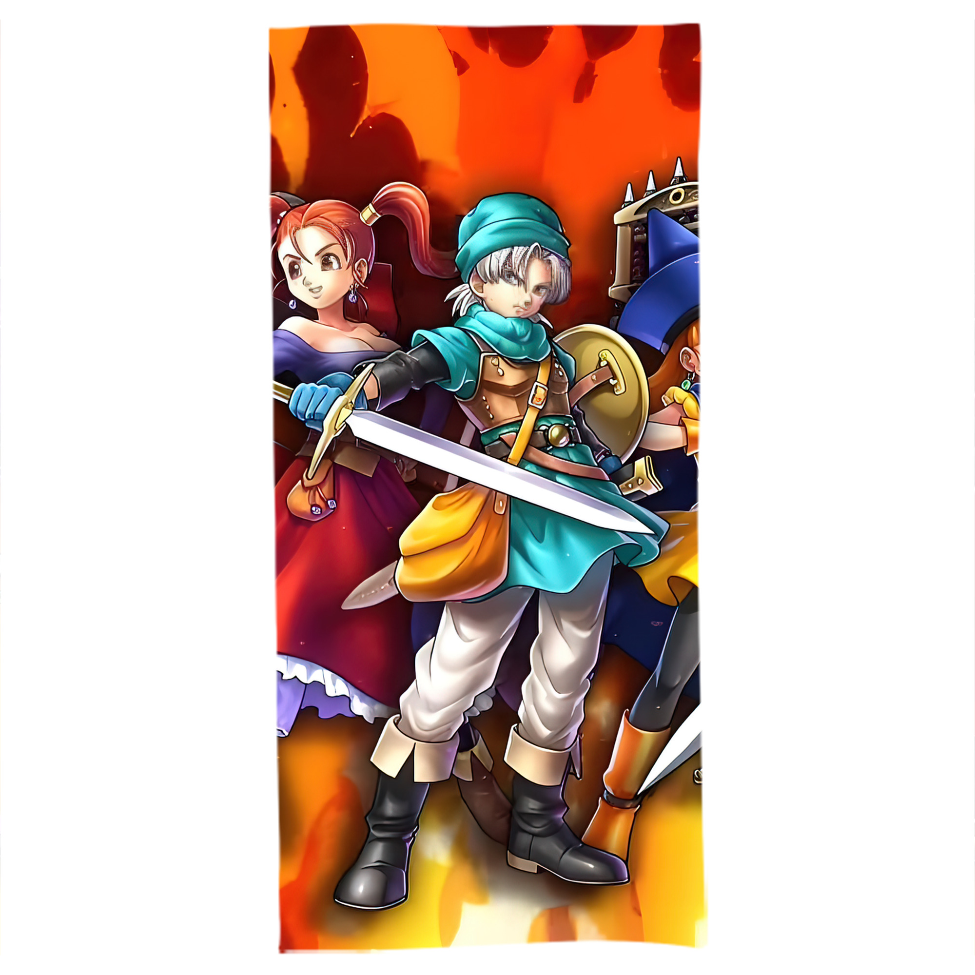 （画像用） ドラゴンクエスト Doragon Kuesuto Dragon Quest 大判バスタオル 70×140cm 吸水速乾 柔らかい肌触り