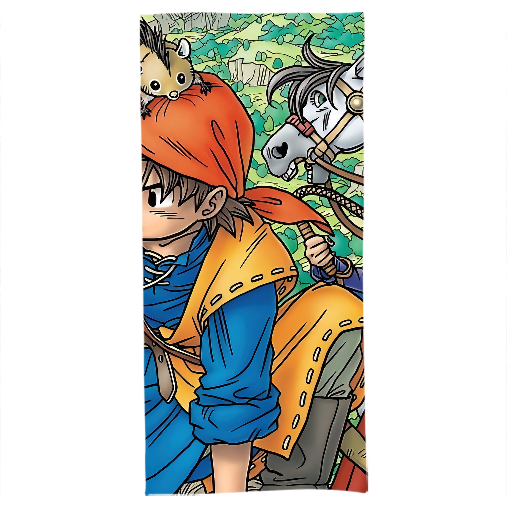 （画像用） ドラゴンクエスト Doragon Kuesuto Dragon Quest 大判バスタオル 70×140cm 吸水速乾 柔らかい肌触り
