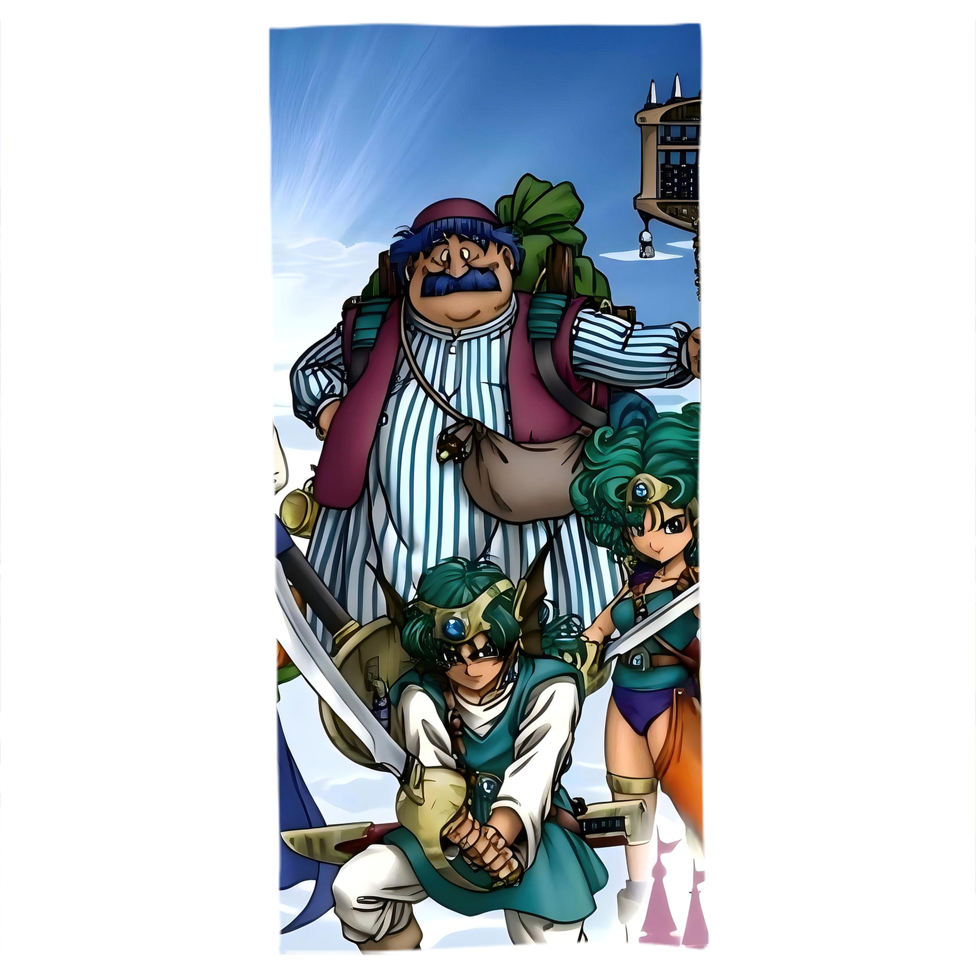 （画像用） ドラゴンクエスト Doragon Kuesuto Dragon Quest 大判バスタオル 70×140cm 吸水速乾 柔らかい肌触り
