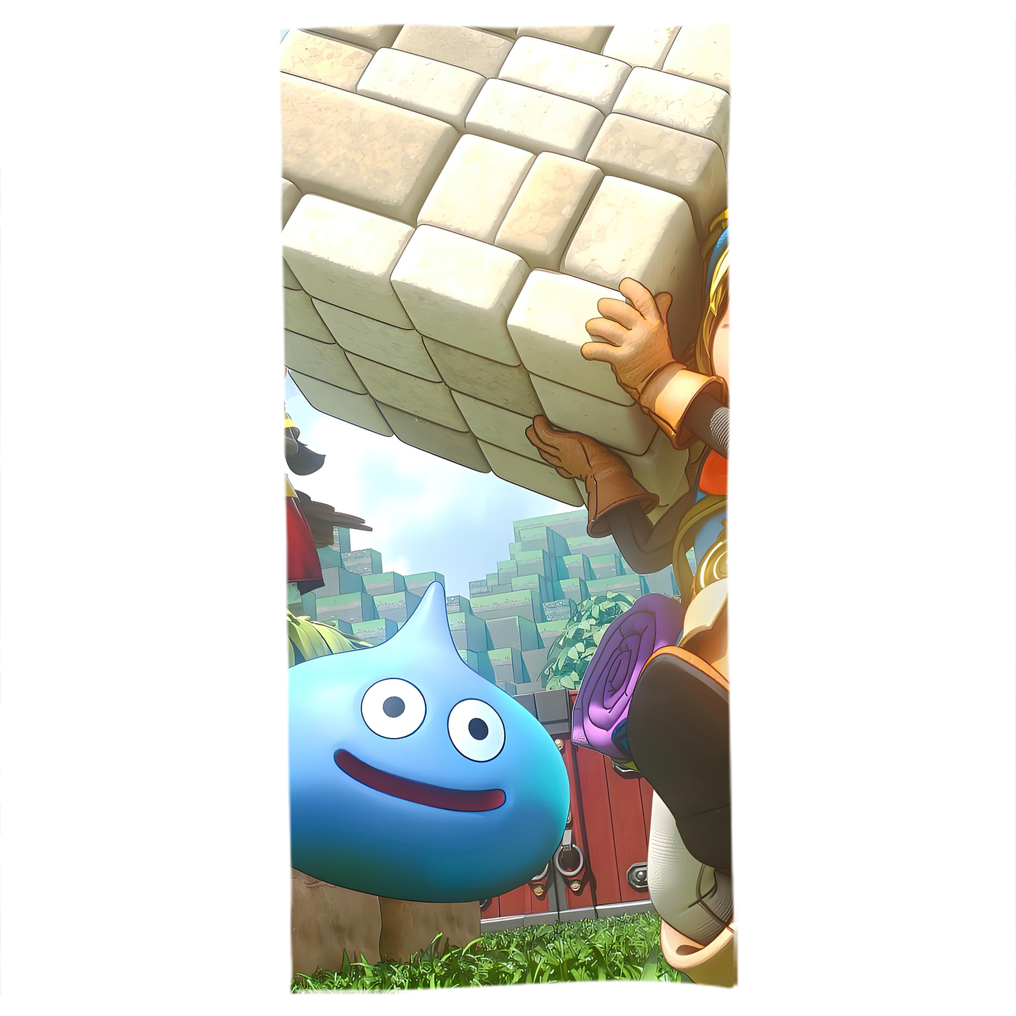 （画像用） ドラゴンクエスト Doragon Kuesuto Dragon Quest 大判バスタオル 70×140cm 吸水速乾 柔らかい肌触り