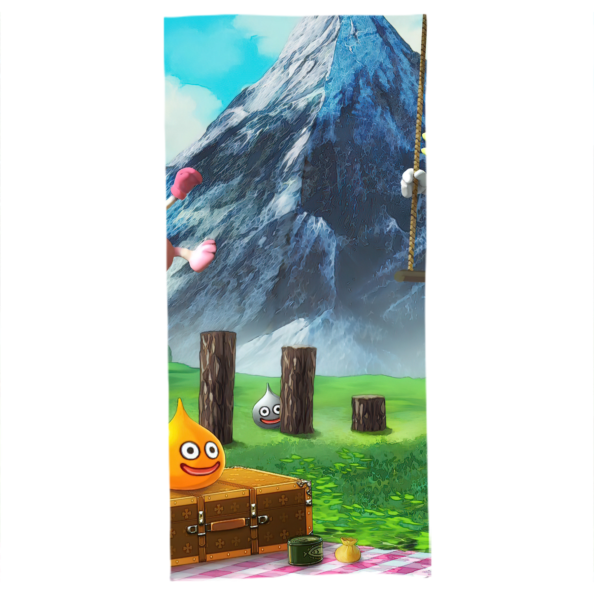 （画像用） ドラゴンクエスト Doragon Kuesuto Dragon Quest 大判バスタオル 70×140cm 吸水速乾 柔らかい肌触り