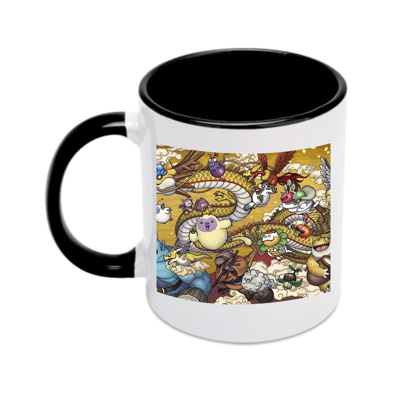 （画像用） ドラゴンクエスト Doragon Kuesuto Dragon Quest カラーマグカップ