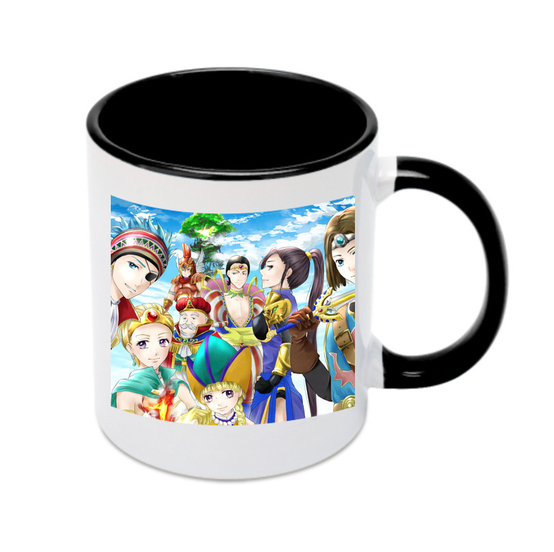 （画像用） ドラゴンクエスト Doragon Kuesuto Dragon Quest カラーマグカップ