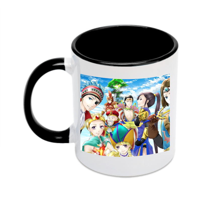 （画像用） ドラゴンクエスト Doragon Kuesuto Dragon Quest カラーマグカップ