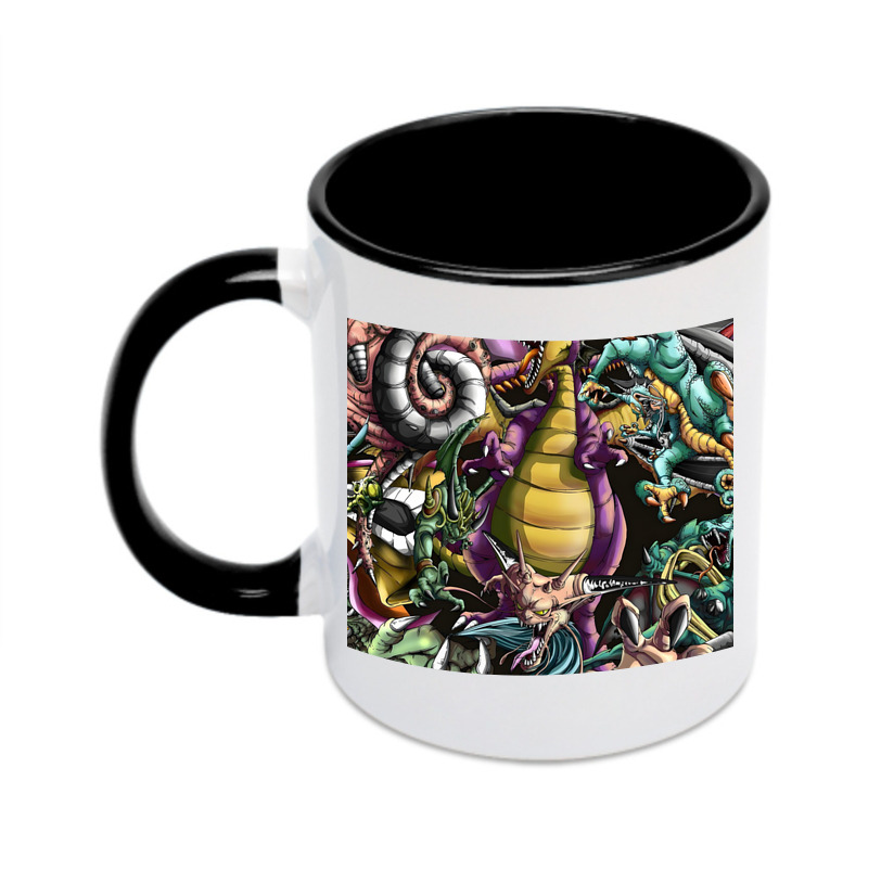 （画像用） ドラゴンクエスト Doragon Kuesuto Dragon Quest カラーマグカップ