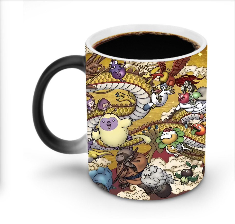 （画像用） ドラゴンクエスト Doragon Kuesuto Dragon Quest 温度変色マグカップ