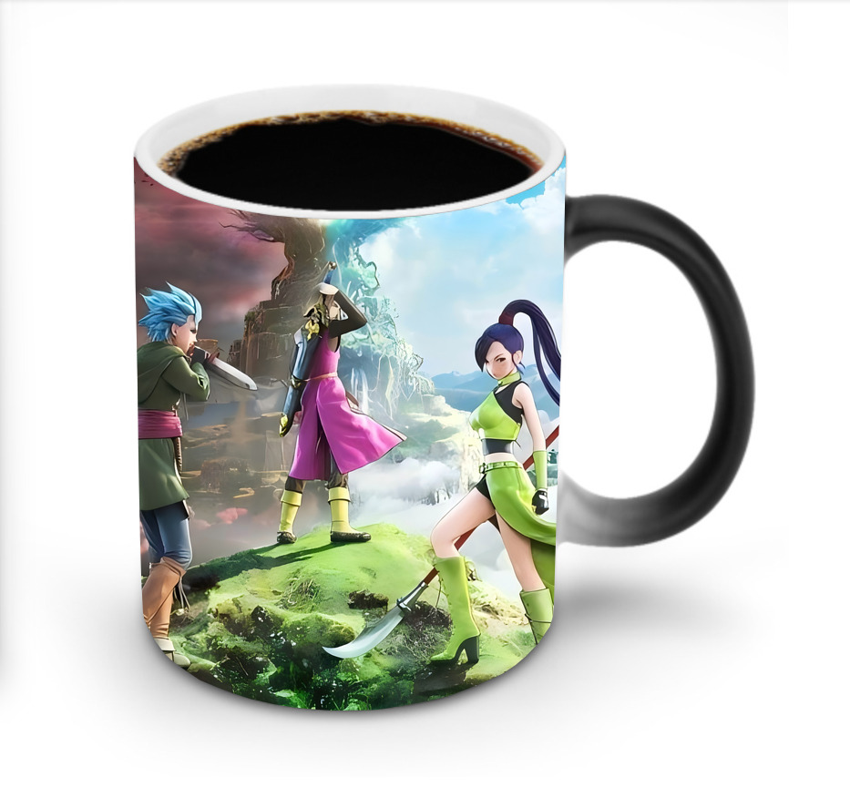 （画像用） ドラゴンクエスト Doragon Kuesuto Dragon Quest 温度変色マグカップ