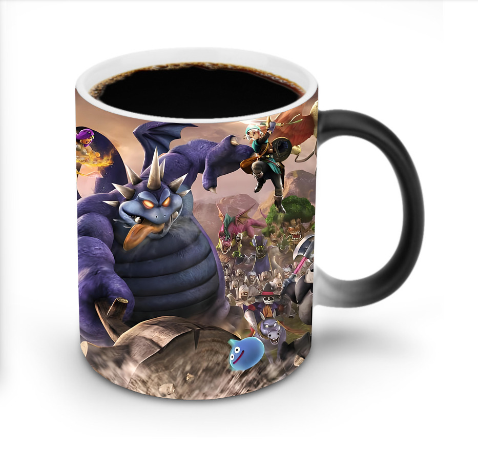 （画像用） ドラゴンクエスト Doragon Kuesuto Dragon Quest 温度変色マグカップ