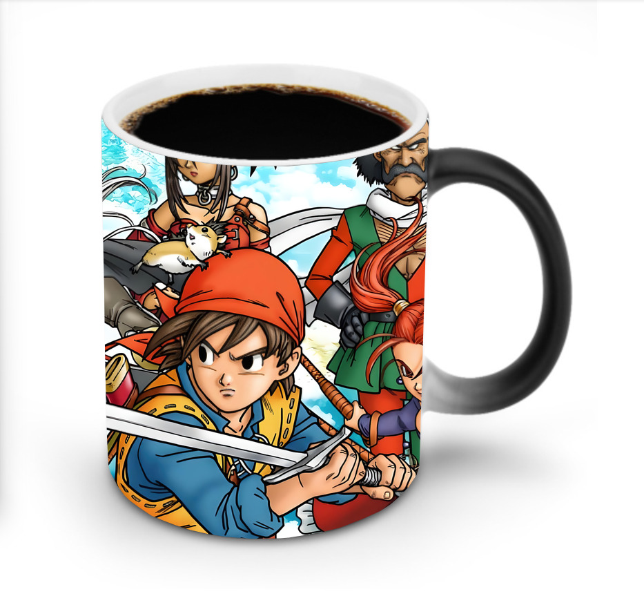 （画像用） ドラゴンクエスト Doragon Kuesuto Dragon Quest 温度変色マグカップ