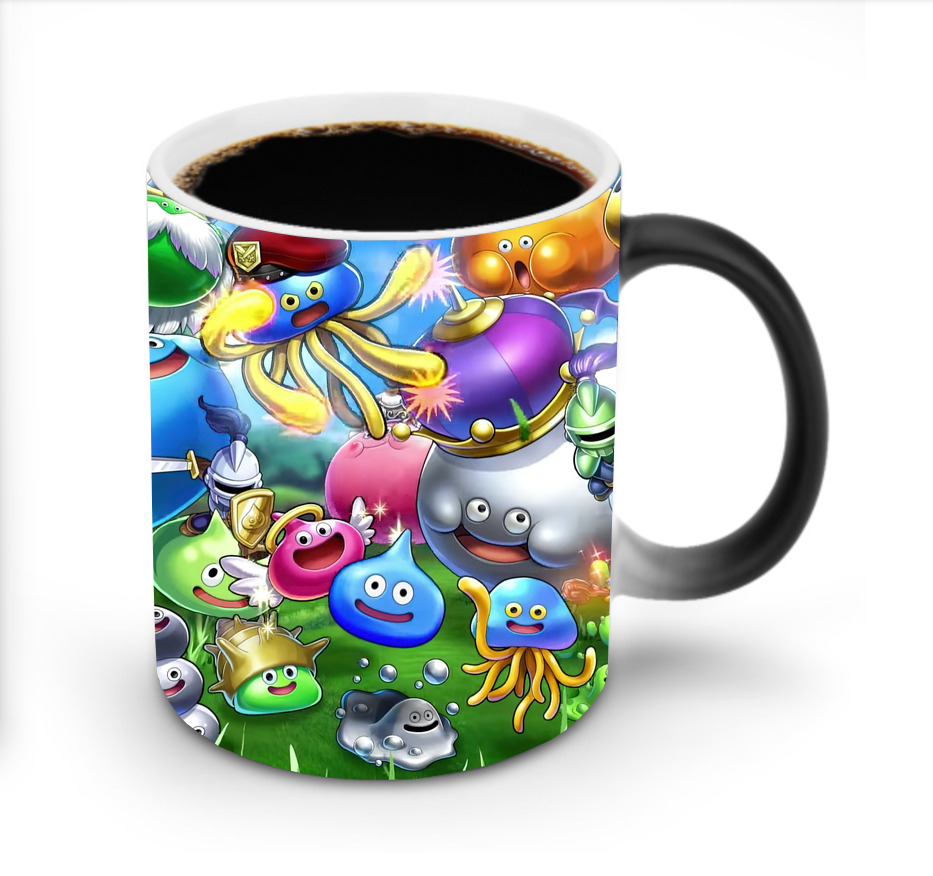 （画像用） ドラゴンクエスト Doragon Kuesuto Dragon Quest 温度変色マグカップ