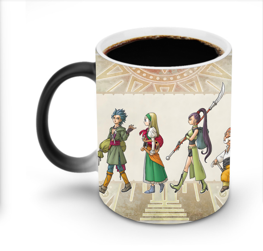 （画像用） ドラゴンクエスト Doragon Kuesuto Dragon Quest 温度変色マグカップ