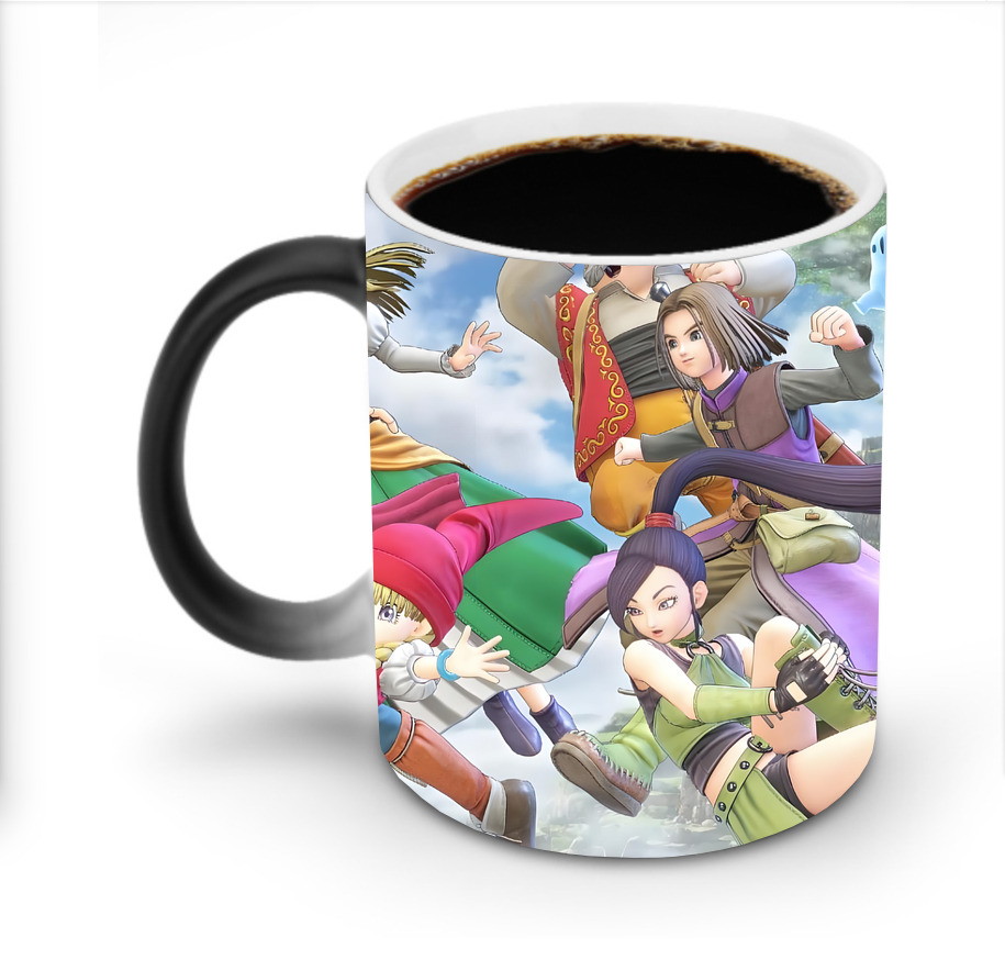 （画像用） ドラゴンクエスト Doragon Kuesuto Dragon Quest 温度変色マグカップ