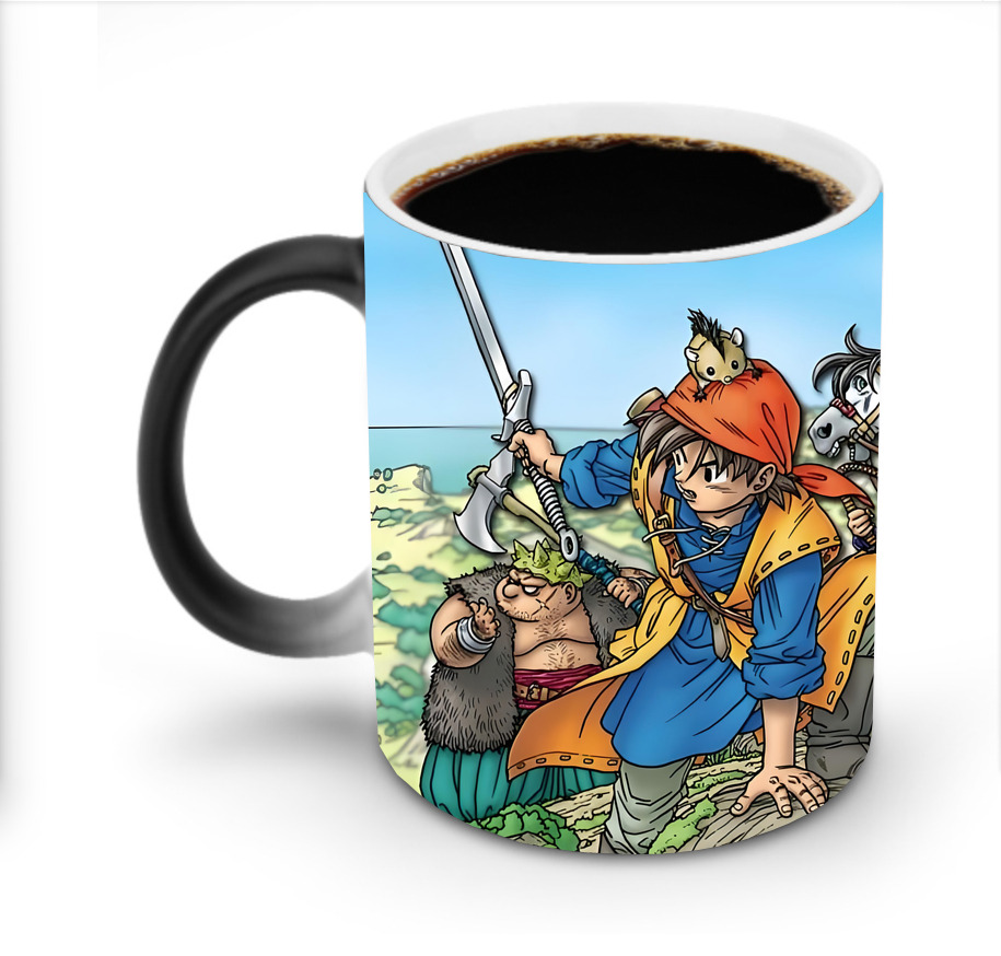 （画像用） ドラゴンクエスト Doragon Kuesuto Dragon Quest 温度変色マグカップ