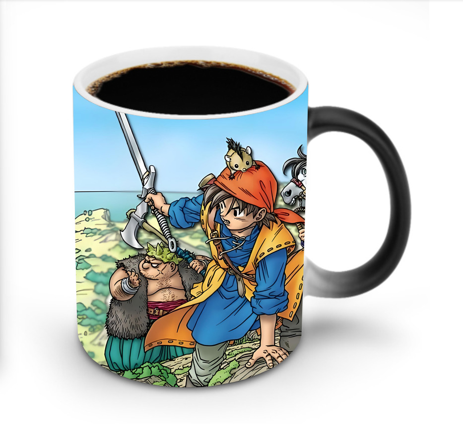 （画像用） ドラゴンクエスト Doragon Kuesuto Dragon Quest 温度変色マグカップ