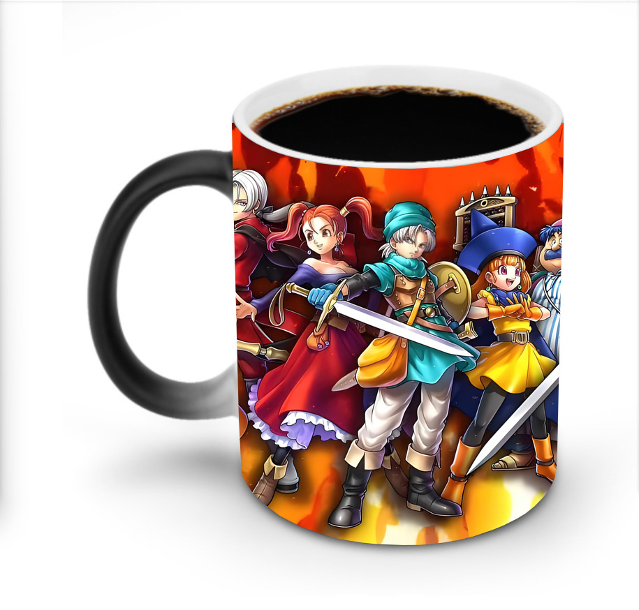 （画像用） ドラゴンクエスト Doragon Kuesuto Dragon Quest 温度変色マグカップ