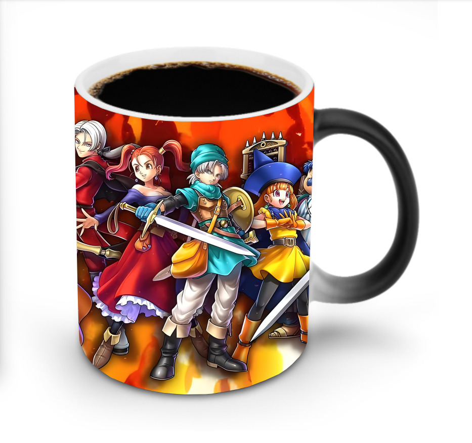 （画像用） ドラゴンクエスト Doragon Kuesuto Dragon Quest 温度変色マグカップ