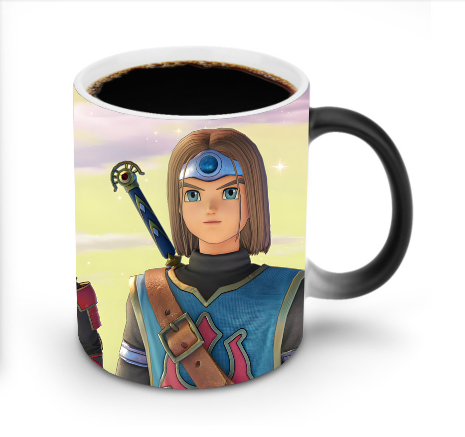 （画像用） ドラゴンクエスト Doragon Kuesuto Dragon Quest 温度変色マグカップ